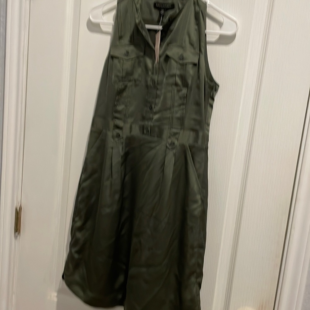 NWT BANANA REPUBLIC OLIVE GREEN DRESS